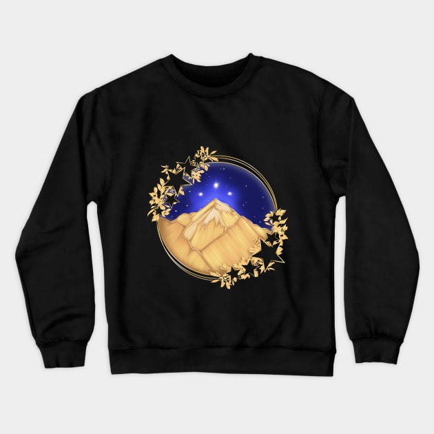 Court of Dreams- Gold Crewneck Sweatshirt by Save the turret